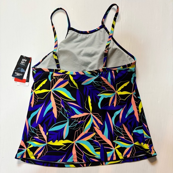 NWT Speedo High Neck Tankini Top L - Picture 8 of 10
